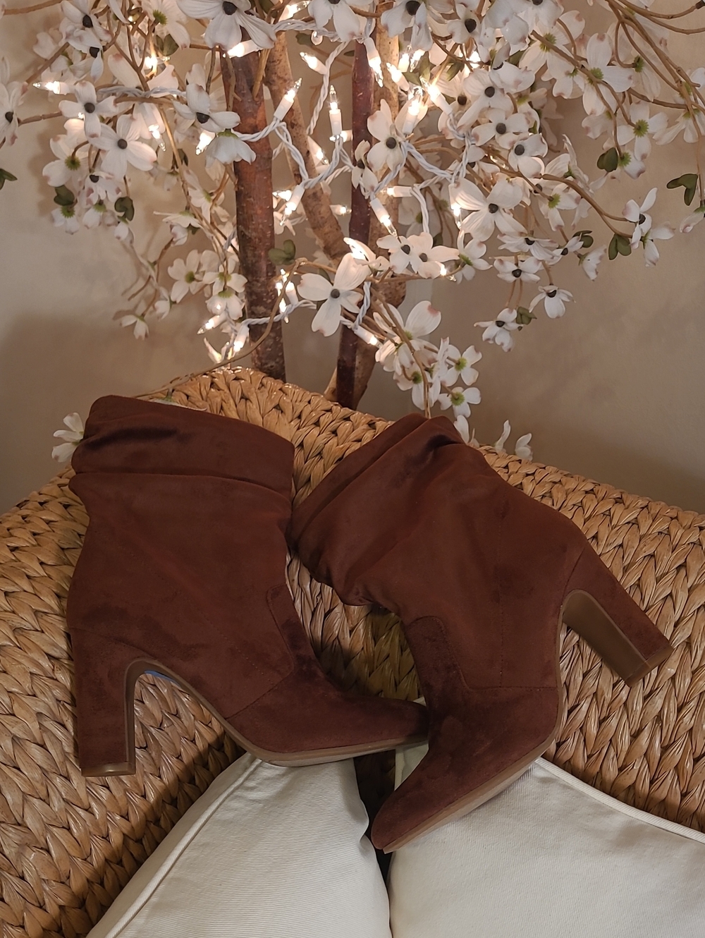 Jessica Simpson Faux Suede Slouch Boots